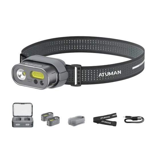 2 Head Lamps & 1 Charging Case