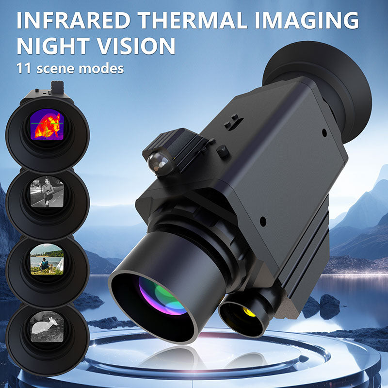 Dual System Thermal Imaging Night Vision Monocular