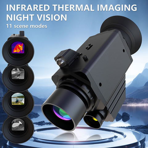 Dual System Thermal Imaging Night Vision Monocular